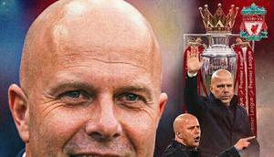 Ilustrasi Arne Slot di Liverpool. (Bola.com/AFP/Gemini)