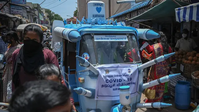 Bajaj Berhias Jarum Suntik Muncul di Chennai India
