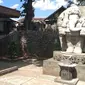 Arca Ganesha di Desa Karangkates, Kabupaen Malang, bernilai sejarah tinggi. Ada cerita mistis yang dipercaya masyarakat setempat tentang arca ini (Liputan6.com/Zainul Arifin)