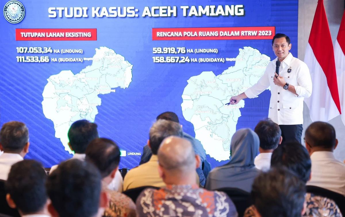 FOTO: AHY Dorong Tata Ruang Jadi Fondasi Pembangunan Berkelanjutan