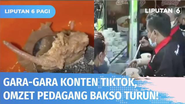 Viral konten Tiktok yang menyebut bakso yang dijual pedagang ini terbuat dari daging tikus, menyebabkan omzetnya alami penurunan. Nyatanya, Polres Karawang menegaskan bakso viral tersebut tak terbukti mengandung daging tikus.