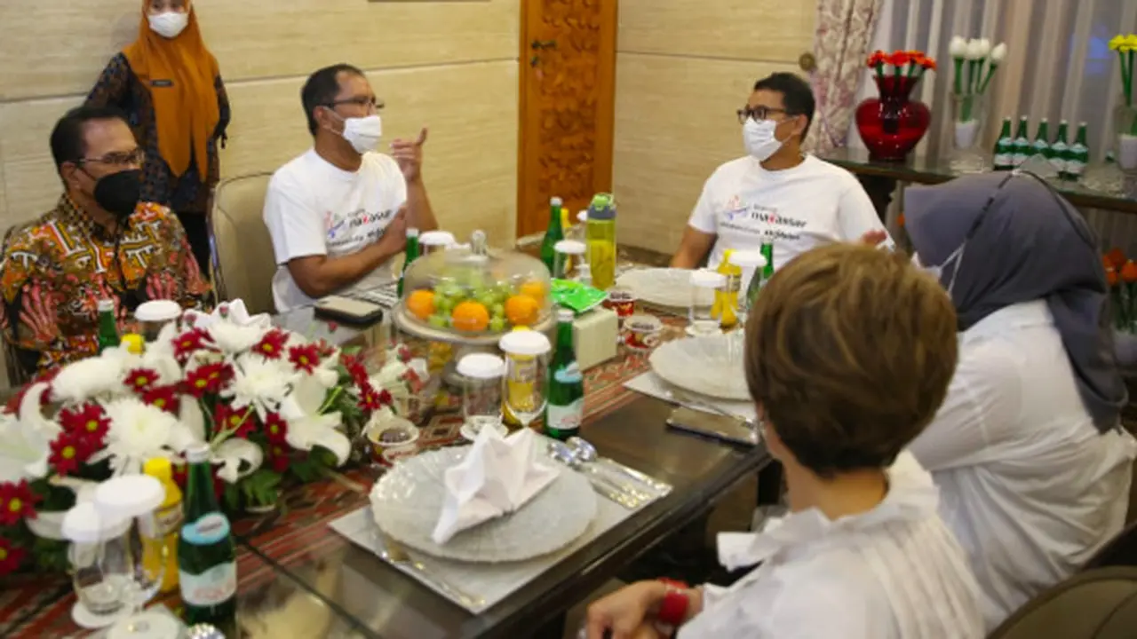 Danny Pomanto dan Sandiaga Uno (Liputan6.com)