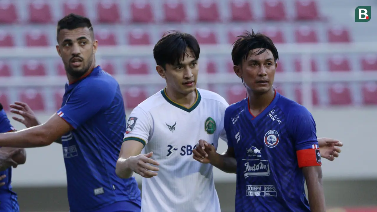 Pertandingan Piala Menpora 2021 Arema FC Melawan Persikabo 1973