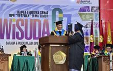 Rektor UPN Jatim Dorong Lulusan Berintegritas Hadapi Dinamika Global