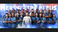 Para pemain timnas Prancis yang bakal ikut serta di Piala Eropa 2016. (FFF)