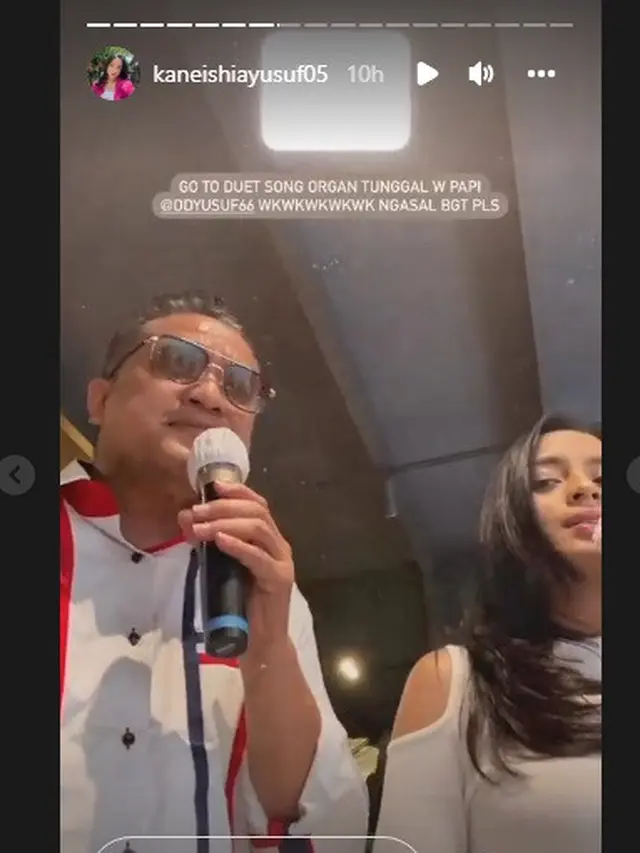 Suasana pesta ultah Rahayu Effendi ke-80, ibunda Dede Yusuf dan nenek Kaneishia Yusuf (Foto: Instagram kaneishiayusuf05)
