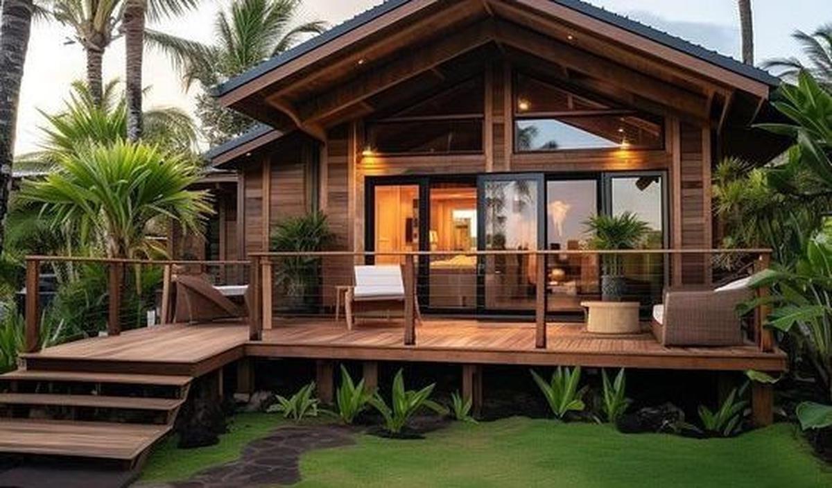 7. Rumah Unik Sederhana dari Kayu