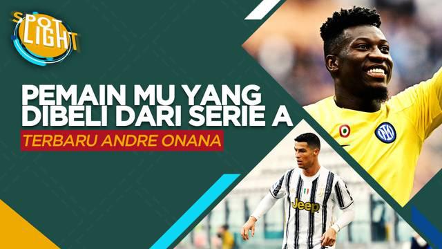 Berita video lima pemain Manchester United yang pernah direkrut dari Serie A. Terbaru ada Andre Onana yang dibeli dari Inter Milan.