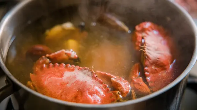 Kepiting (karaka) Kuah Kuning