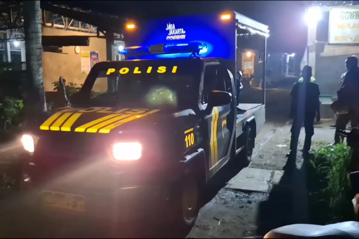 polisi datangi lokasi tawuran remaja di Depok