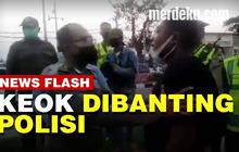 VIDEO: Kesal Tolak Tes Swab, Bang Jago Ajak Duel Petugas di Jembatan Suramadu