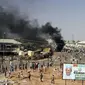 Ledakan bom di Kota Gombe, Nigeria. (Aljazeera.com) 