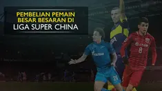 Berita video motion grafis terntang 5 klub Liga Super China terboros dalam pembelian pemain saat bursa transfer musim dingin 2017.