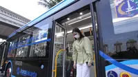 Bus listrik Higer yang akan digunakan Transjakarta