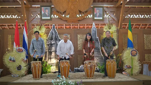Perayaan 75 tahun hubungan bilateral antara Indonesia dan Thailand lewat acara gastrodiplomasi. (Dok. Kemlu RI)