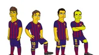 Barcelona Gabung Chelsea jadi Keluarga `The Simpsons`