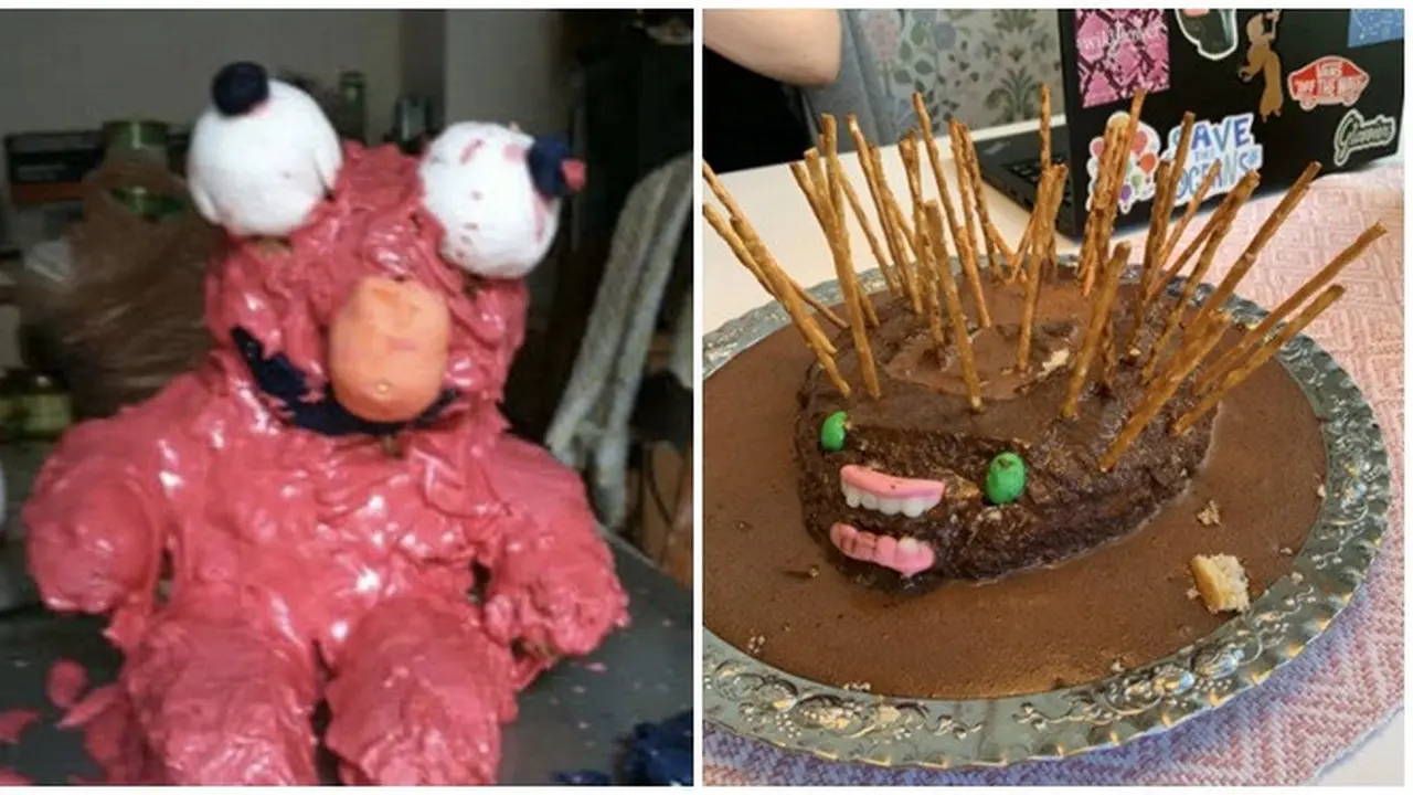 7 Dekorasi Gagal Kue Ulang Tahun Ini Bikin Tepuk Jidat