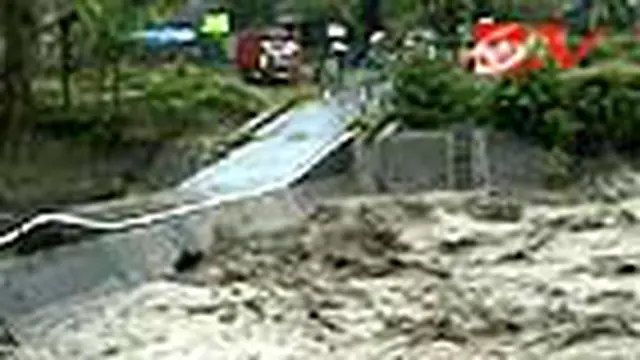 Banjir Lahar Dingin Terjang Sungai Pabelan