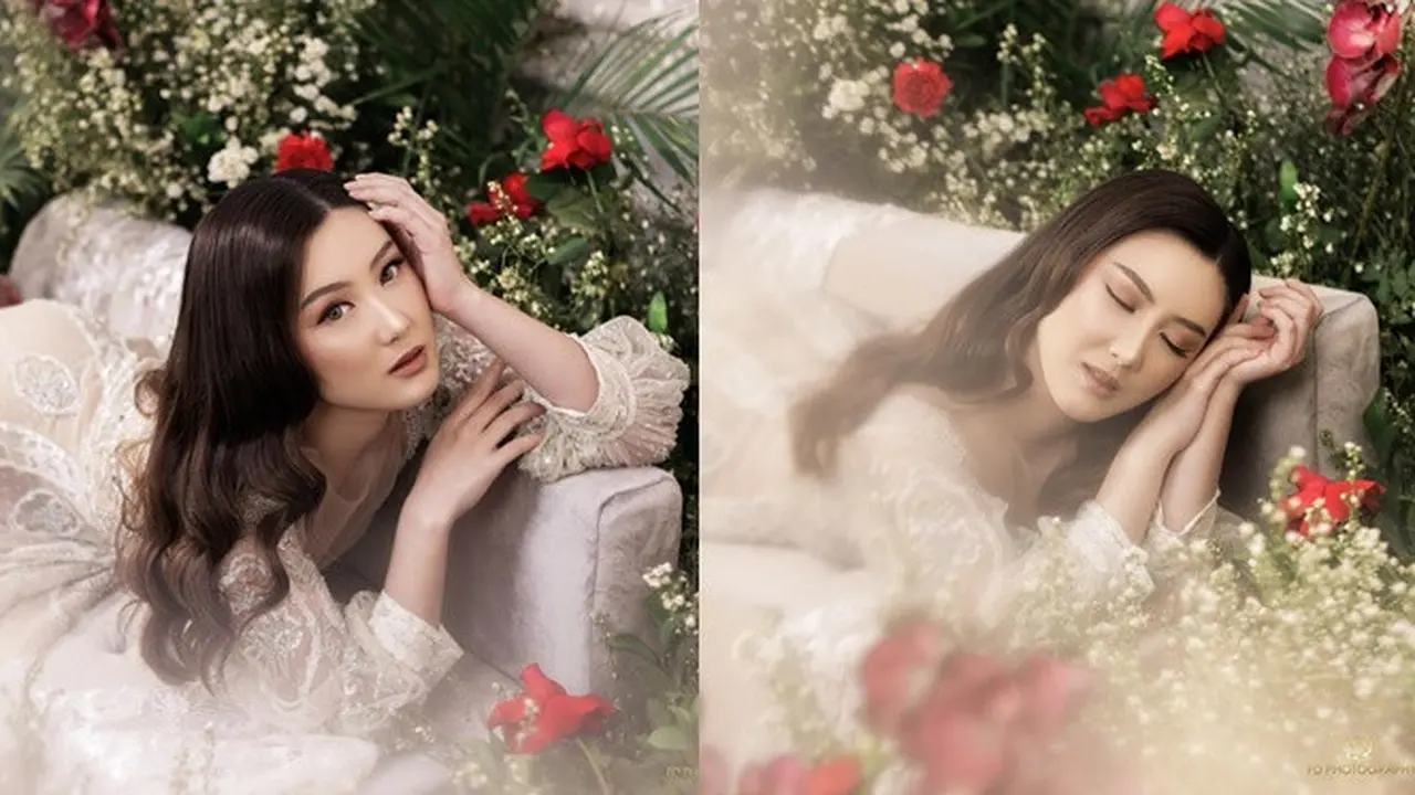 7 Pemotretan Karen Vendela Kekasih Boy William dengan Tema Beauty In Paradise