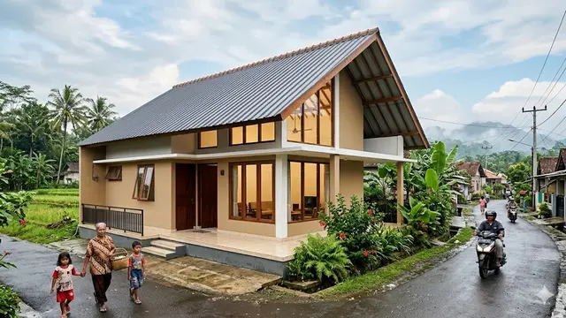 Desain Rumah Minimalis di Desa