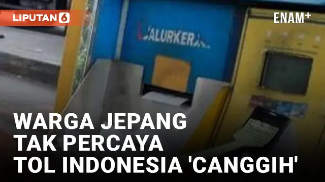 TV Jepang Kaget Lihat Tongkat E-Toll Indonesia