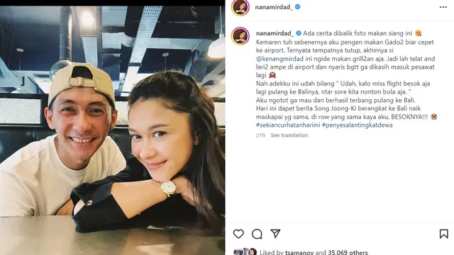 Nana Mirdad (Foto: Instagram/@nanamirdad_)