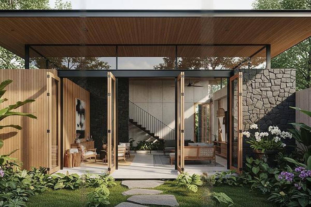 12 Desain Rumah Minimalis Sejuk Nyaman Tanpa AC di Iklim Tropis, Anti Gerah &amp; Hemat Listrik