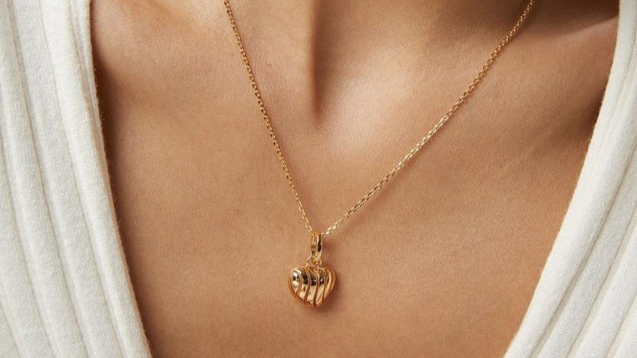 Ilustrasi Kalung Geometris Modern (©Pinterest)