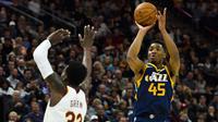 Donovan Mitchell Bantu Jazz Kalahkan Cavaliers (AP)