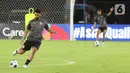 Menghadapi Indonesia di Stadion Utama Gelora Bung Karno, Jakarta, Timnas Bahrain optimistis meraih poin penuh. (Liputan6.com/Angga Yuniar)