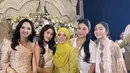 Valerie Tifanka  Jadi Maternity Bestie di Tujuh Bulanan Anak ke-3 Lesti Kejora. [@shabrinaaluna]