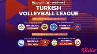 Live Streaming Lanjutan Turkish Volleyball League di Vidio, 20-22 November 2021. (Sumber : dok. vidio.com)