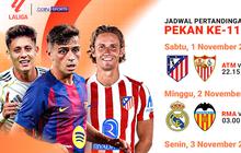 Simak Jadwal LaLiga 2025/26 Pekan ke-11, Tayang Eksklusif di Vidio