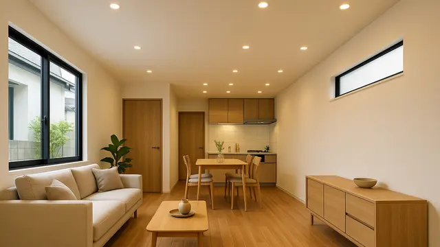 Gambar Rumah Minimalis Modern 6 x12 di Lahan Sempit/Ilustrasi Gambar oleh AI