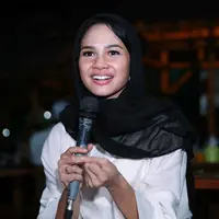 Penyanyi cantik Andien, berbagi pengalaman di bulan Ramadan  pasca menikah. (Deki Prayoga/Bintang.com)