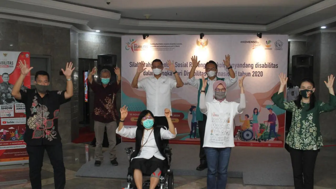 Mensos Juliari Silaturahmi dengan Tokoh dan Pegiat Hak-Hak Penyandang Disabilitas