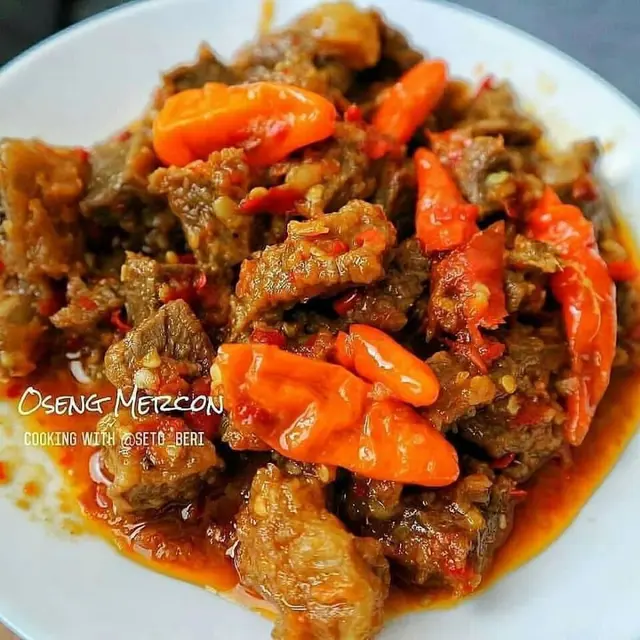 Oseng mercon daging sapi