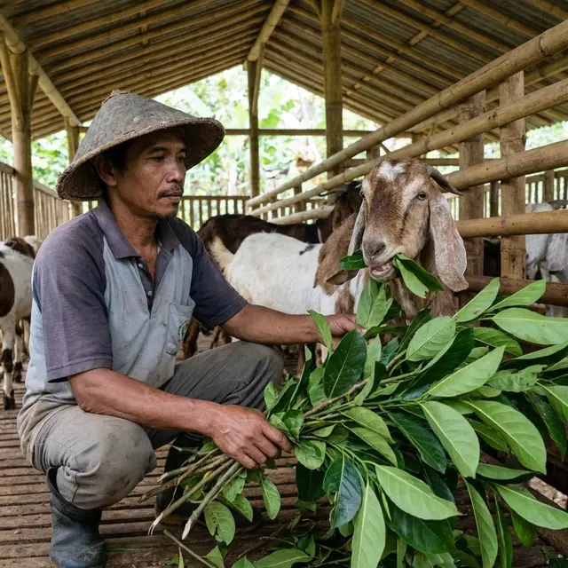 Pakan Hijauan Paling Kaya Protein untuk Kambing