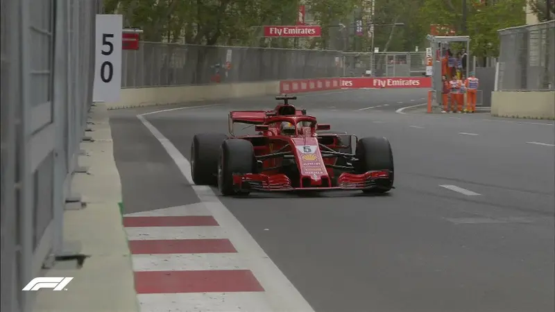 Sebastian Vettel, F1 GP Baku