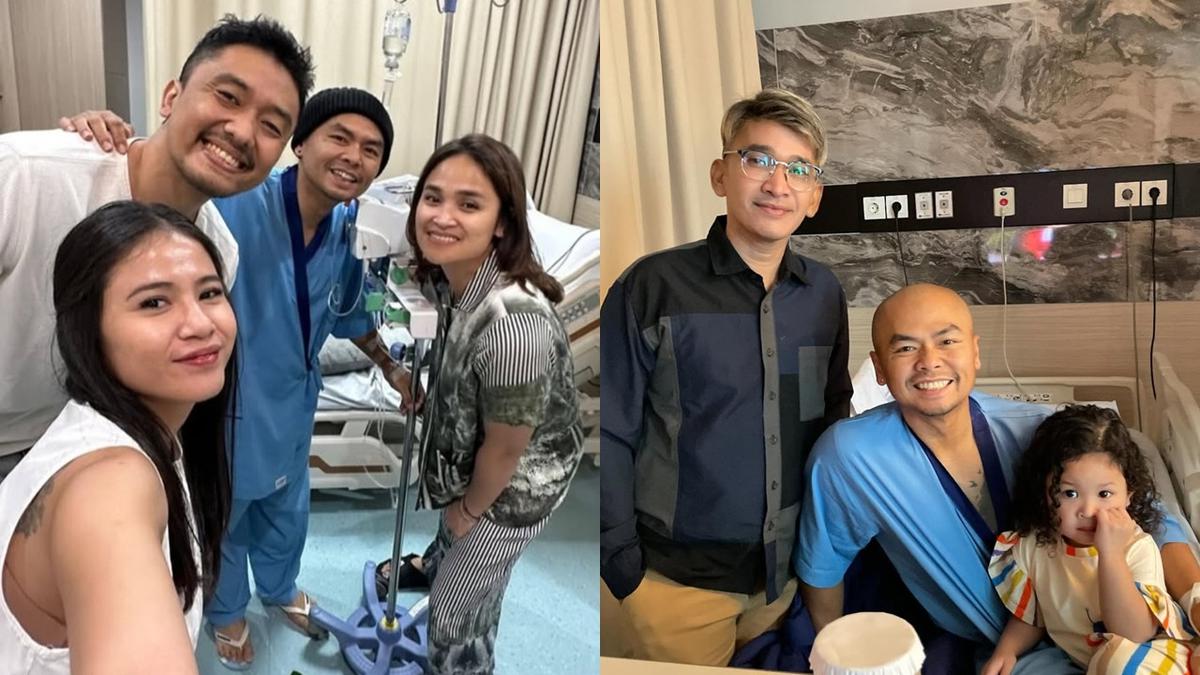 Potret 7 Artis Jenguk Wendy Cagur, Sudah Bisa Bercanda dengan Hesti