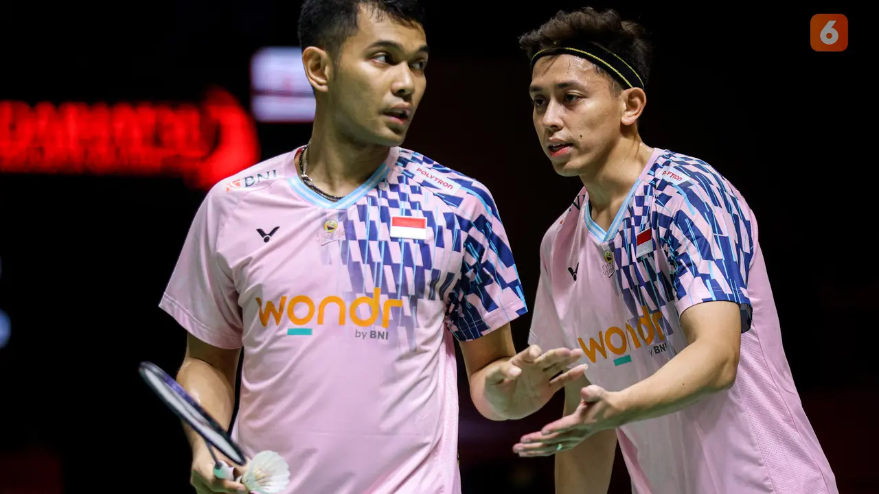 Foto: Fajar/Rian Menang Straight Game di Babak Perempat Final Indonesia Masters 2025