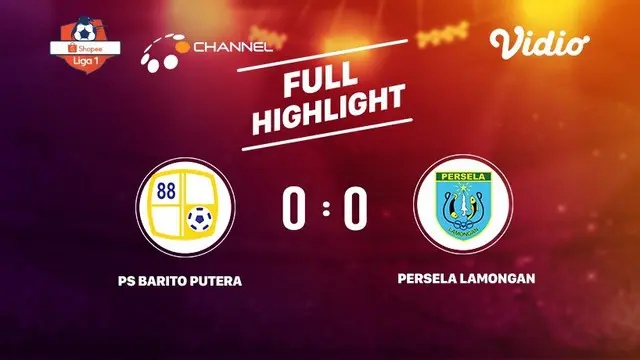 Laga lanjutan Shopee Liga 1, PS Barito Putra VS Persela Lamongan berakhir Imbang 0-0
#shopeeliga1 #PS Barito Putra #Persela Lamong...