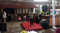 Mendikbud Muhadjir Effendi saat meresmikan Museum Tino Sidin di Yogyakarta, Kamis (14/12/2017). (Liputan6.com/Yanuar H)