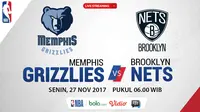 Memphis Grizzlies Vs Brooklyn Nets_2 (Bola.com/Adreanus Titus)