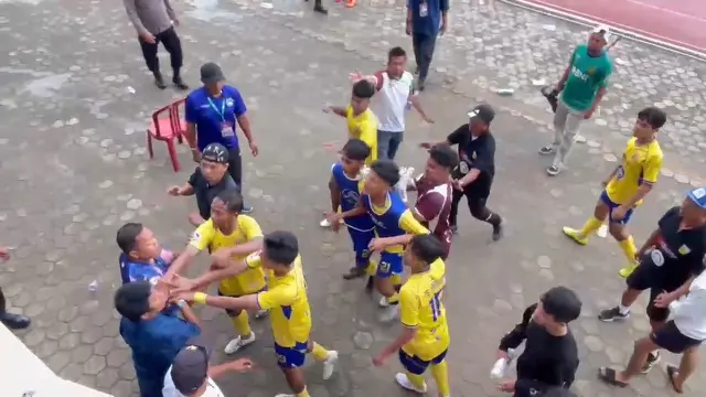 Final Liga 4 Lampung 2026 Ricuh
