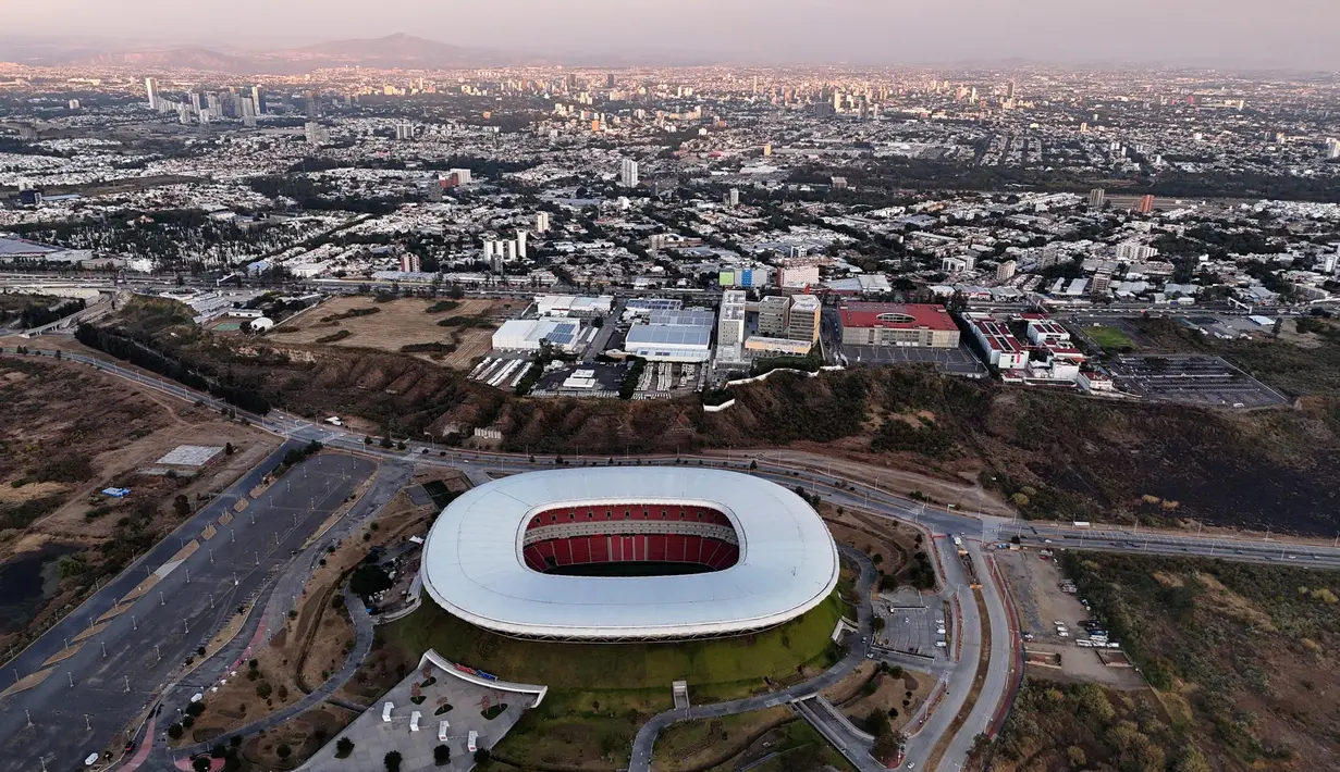 Terdapat 16 kota dan stadion yang digunakan pada ajang empat tahunan ini. Diantaranya adalah 11 kota dan stadion di Amerika Serikat, tiga di Meksiko, dan dua di Kanada. (Ulises Ruiz/AFP)