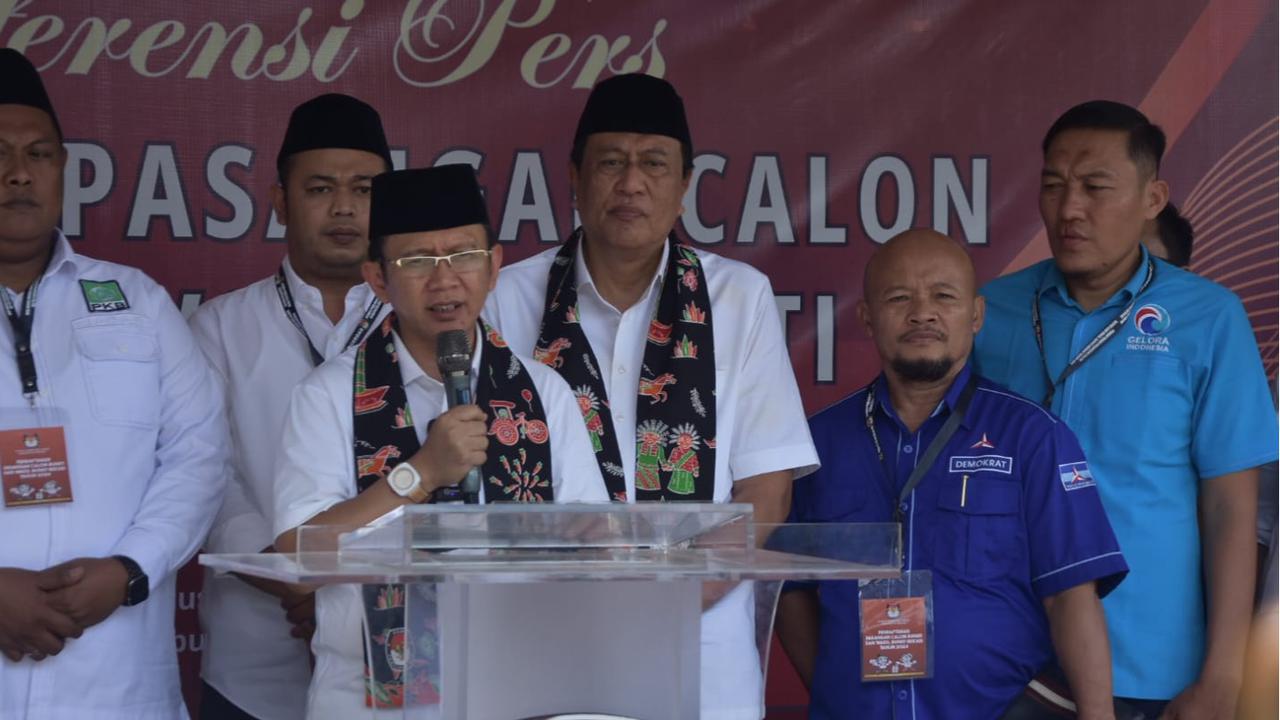 Diusung 6 Partai, Eks Pj Bupati Dani Ramdan-Romli Daftar Pilkada Kabupaten Bekasi