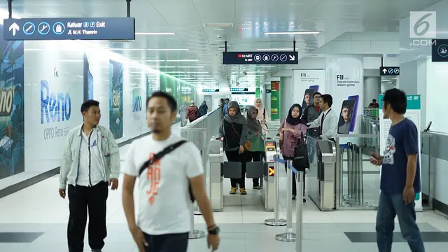 MRT Kembali Beroperasi Penuh Pasca Aksi 22 Mei di Bawaslu