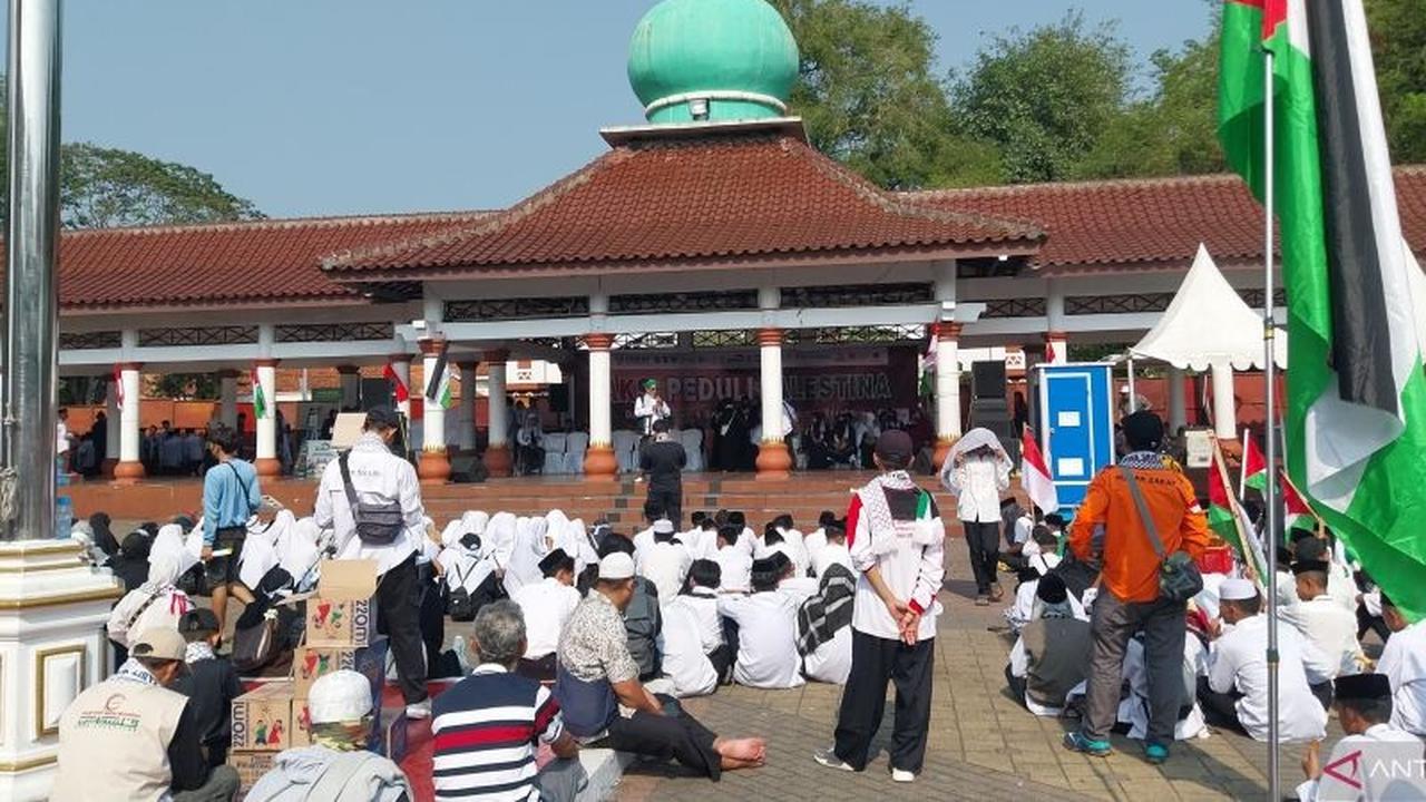 FPP Banten Gelar Aksi Bela Palestina, Kumpulkan Donasi Rp18 Juta untuk Gaza!