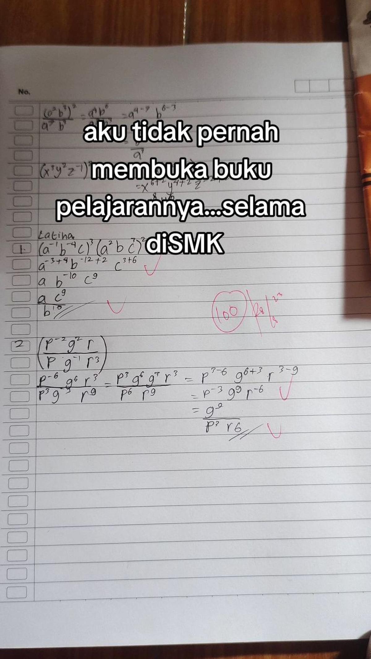 Sang Ibu Menyesal Tidak Pernah Membuka Buku Pelajaran Anaknya